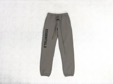 Essentials Grey Basic Logo Sweatpants
