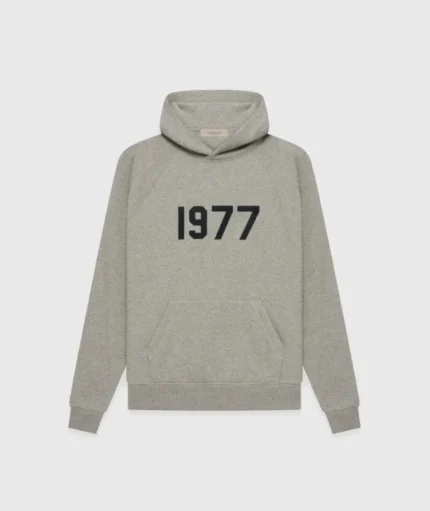Essentials 1977 Hoodie Gray Dark