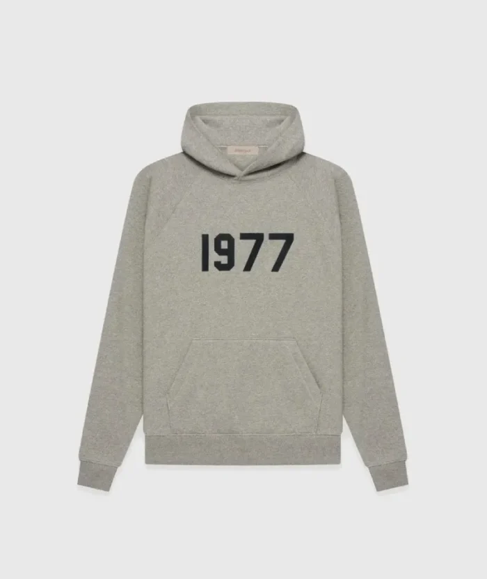 Essentials 1977 Hoodie Gray Dark