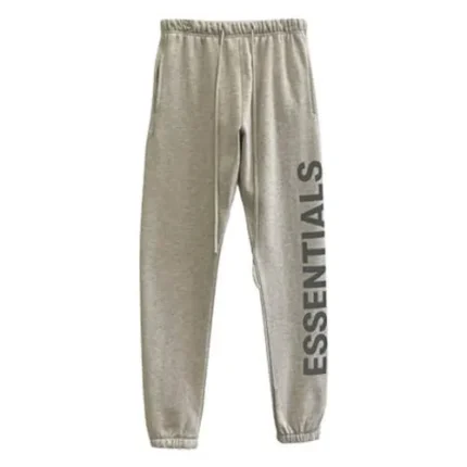Essentials Grey Sweatpants With Logo