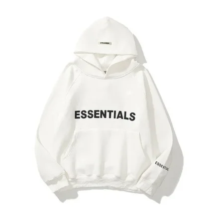 White Essentials Oversized Hoodie