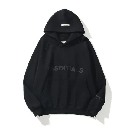 Essentials Oversized Hoodies Black