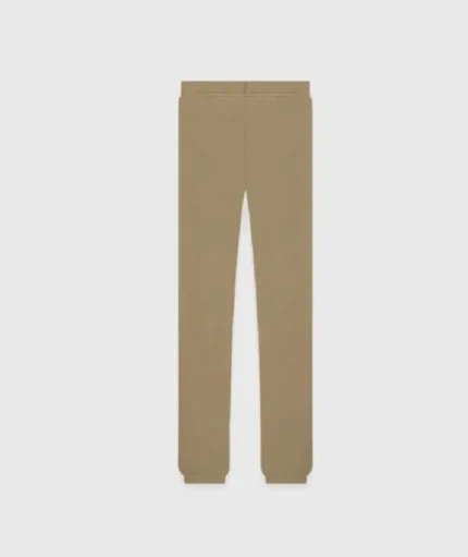 Brown Essentials Relaxed Sweatpants With Logo