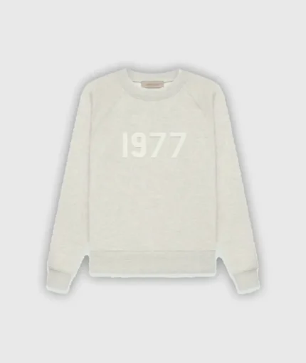 Gray Essentials Crewneck 1977 Sweatshirt