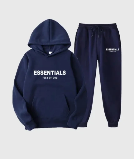 Essentials Fear of God Tracksuits Navy Blue