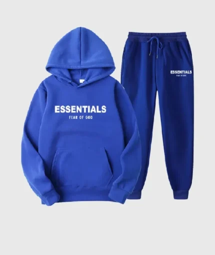 Blue Essentials Fear of God Tracksuits