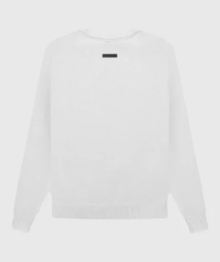 White Essentials Overlapped Sweatshirt