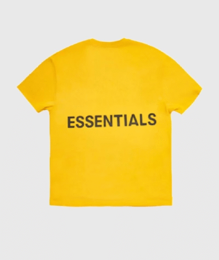 Fear of God Essentials Yellow Graphic T‑Shirt