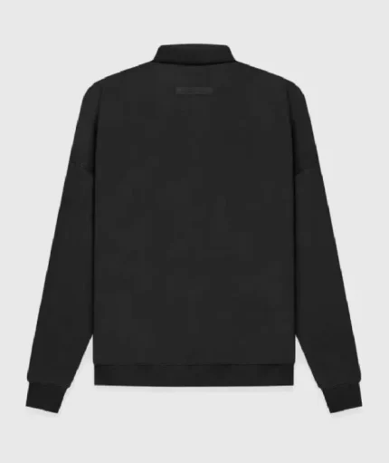 Fear of God Essentials Long Sleeve Black Sweatshirt