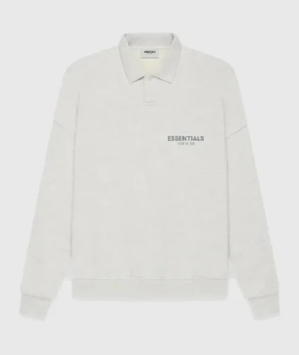 Fear of God Essentials Long Sleeve Gray Sweatshirt