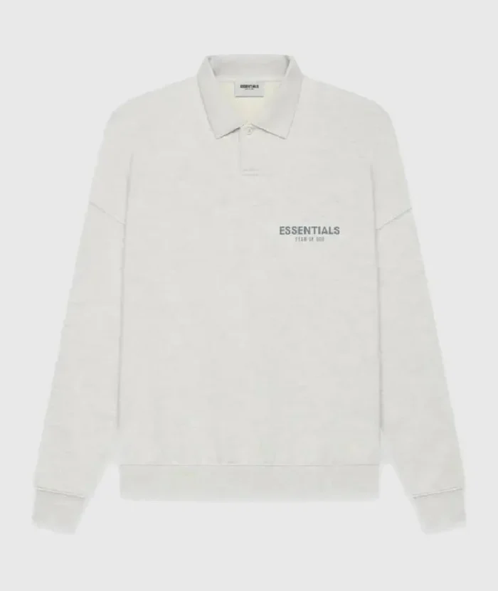 Fear of God Essentials Long Sleeve Gray Sweatshirt