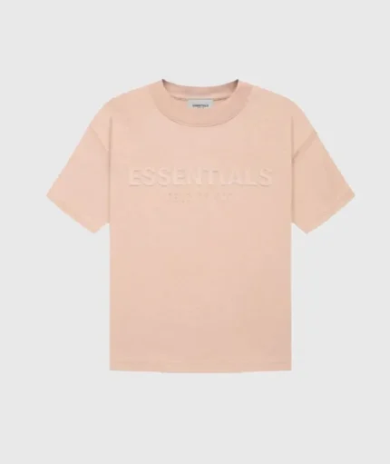 Pink Fear of God Essentials T-Shirt